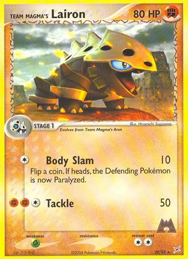 Team Magma's Lairon - 20/97 - Team Magma vs Team Aqua