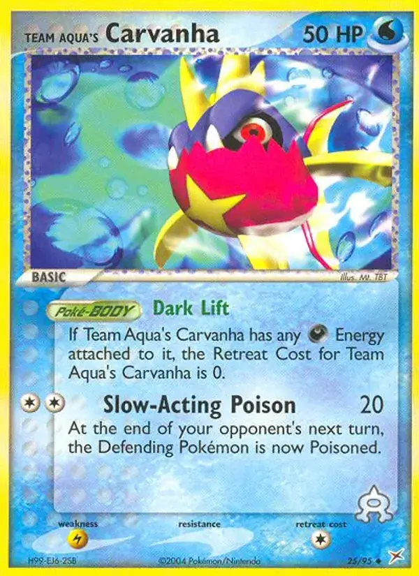 Team Aqua's Carvanha - 25/97 - Team Magma vs Team Aqua