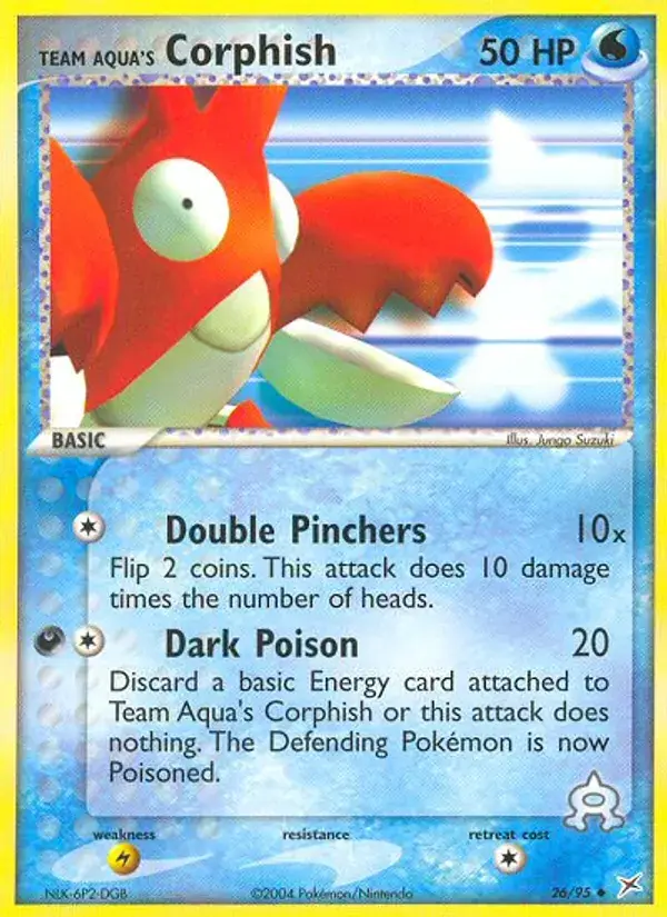 Team Aqua's Corphish - 26/97 - Team Magma vs Team Aqua