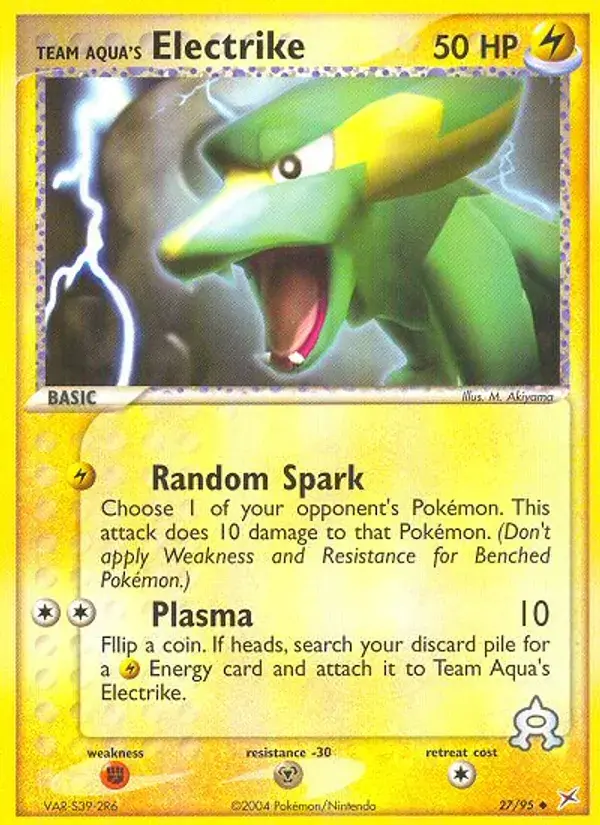 Team Aqua's Electrike - 27/97 - Team Magma vs Team Aqua