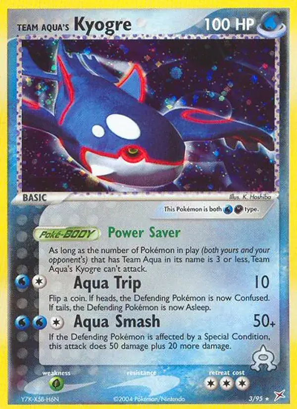 Team Aqua's Kyogre - 3/97 - Team Magma vs Team Aqua