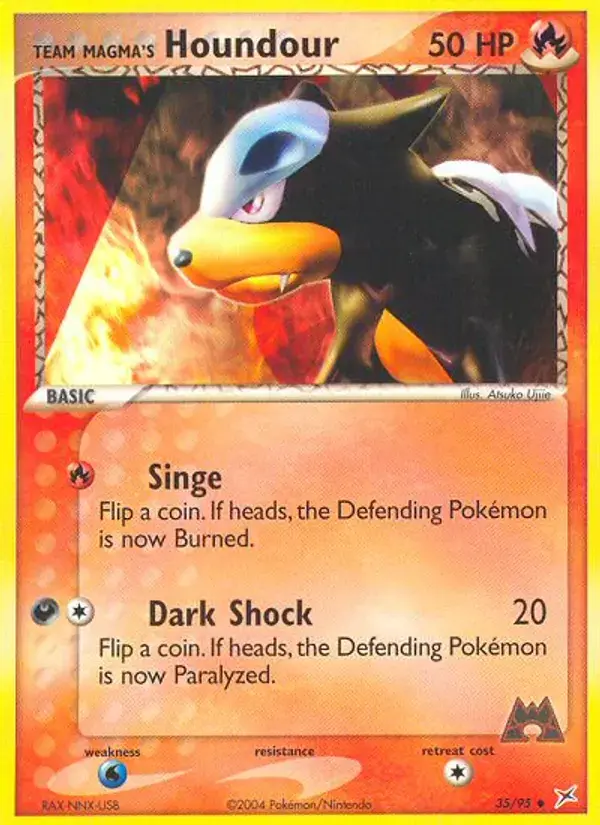 Team Magma's Houndour - 35/97 - Team Magma vs Team Aqua