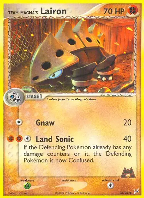 Team Magma's Lairon - 36/97 - Team Magma vs Team Aqua
