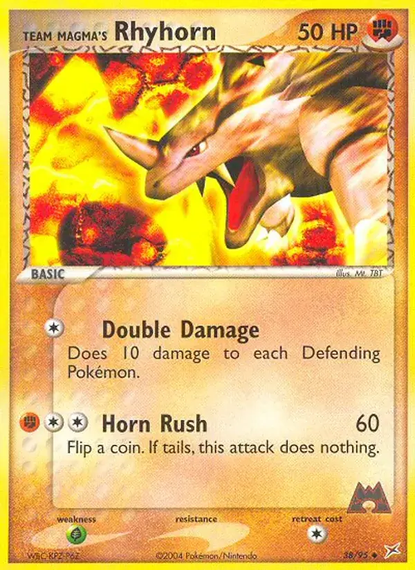 Team Magma's Rhyhorn - 38/97 - Team Magma vs Team Aqua