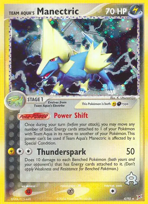 Team Aqua's Manectric - 4/97 - Team Magma vs Team Aqua