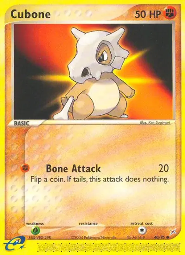 Cubone - 40/97 - Team Magma vs Team Aqua