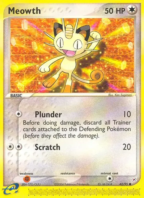 Meowth - 42/97 - Team Magma vs Team Aqua