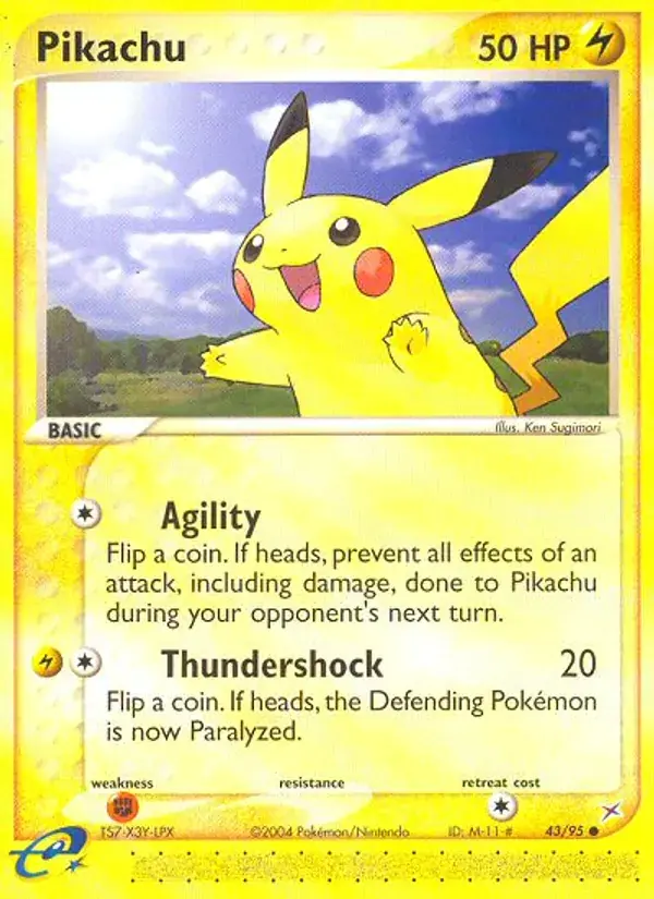 Pikachu - 43/97 - Team Magma vs Team Aqua