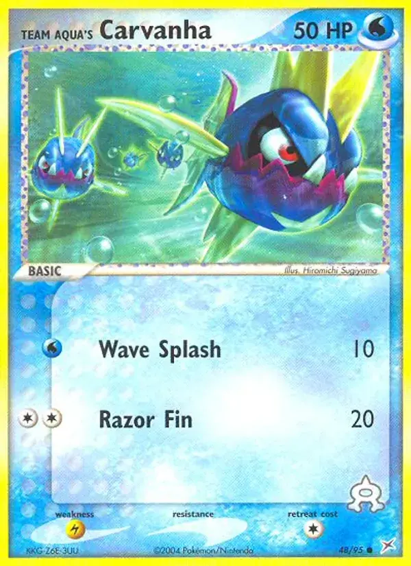 Team Aqua's Carvanha - 48/97 - Team Magma vs Team Aqua