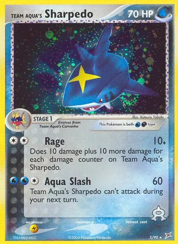 Team Aqua's Sharpedo - 5/97 - Team Magma vs Team Aqua