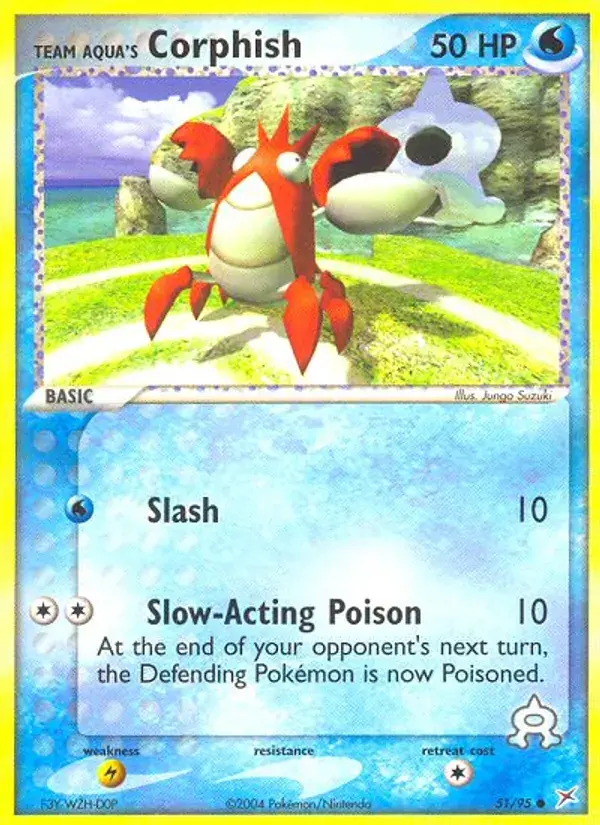 Team Aqua's Corphish - 51/97 - Team Magma vs Team Aqua