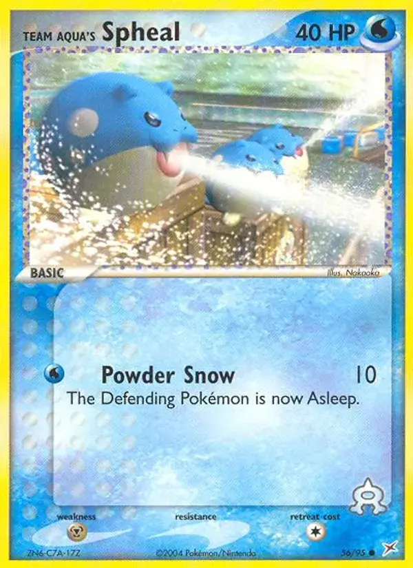 Team Aqua's Spheal - 56/97 - Team Magma vs Team Aqua