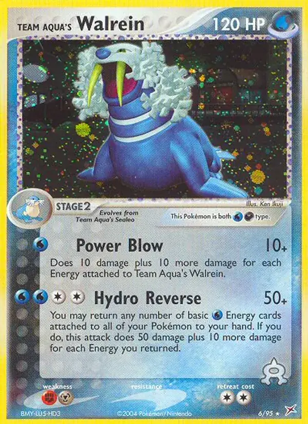 Team Aqua's Walrein - 6/97 - Team Magma vs Team Aqua