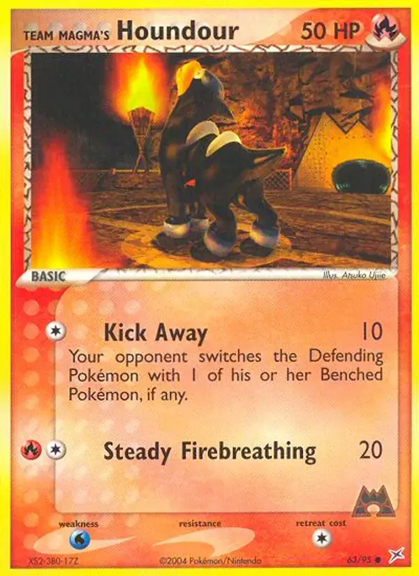Team Magma's Houndour - 63/97 - Team Magma vs Team Aqua