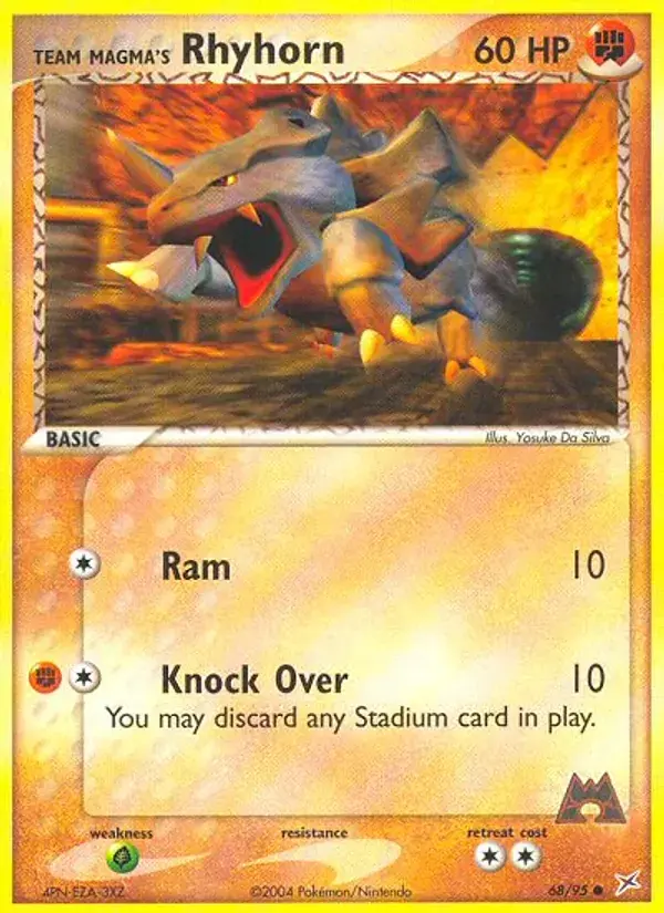 Team Magma's Rhyhorn - 68/97 - Team Magma vs Team Aqua