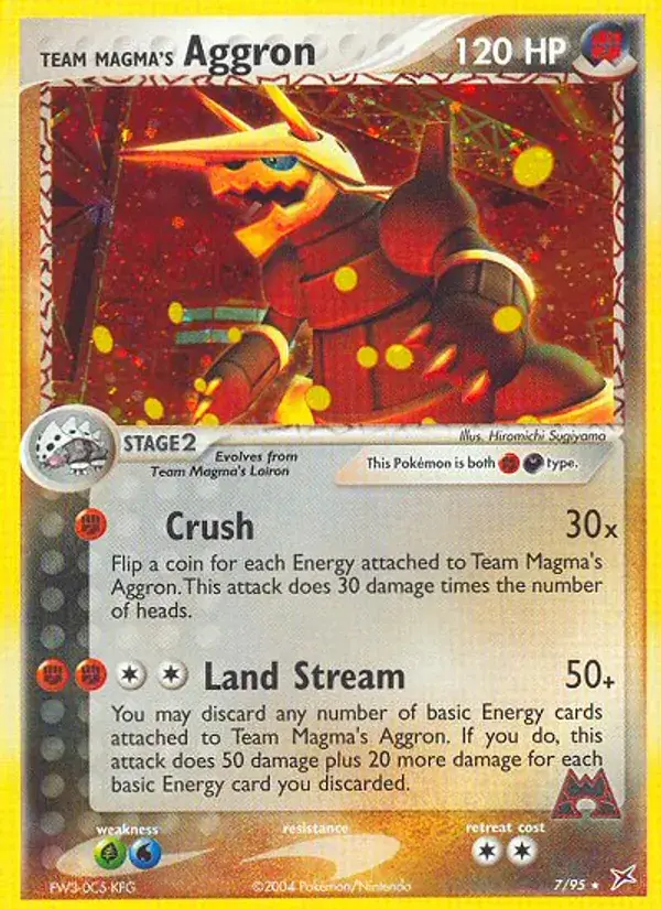 Team Magma's Aggron - 7/97 - Team Magma vs Team Aqua