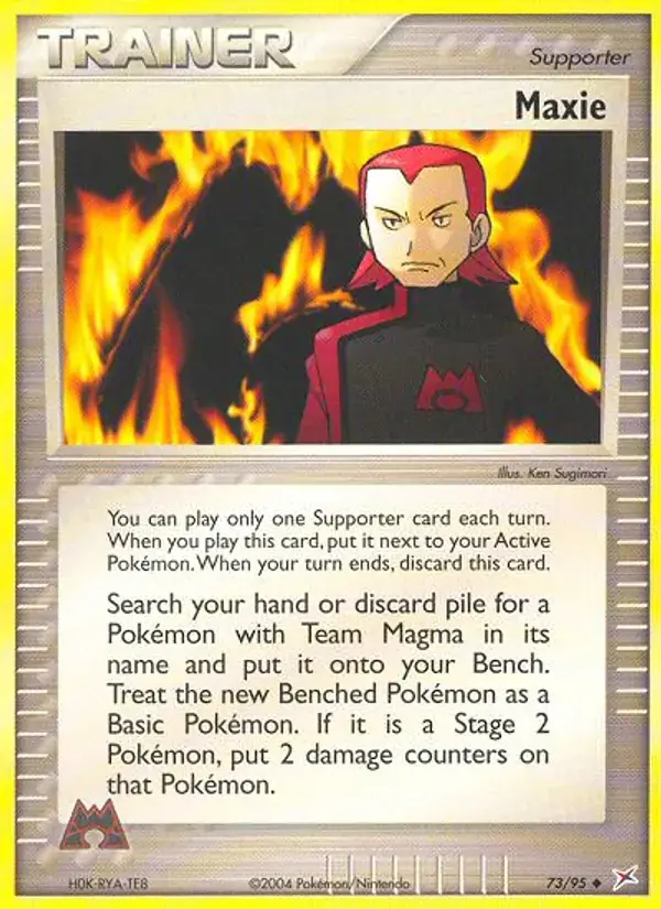 Maxie - 73/97 - Team Magma vs Team Aqua