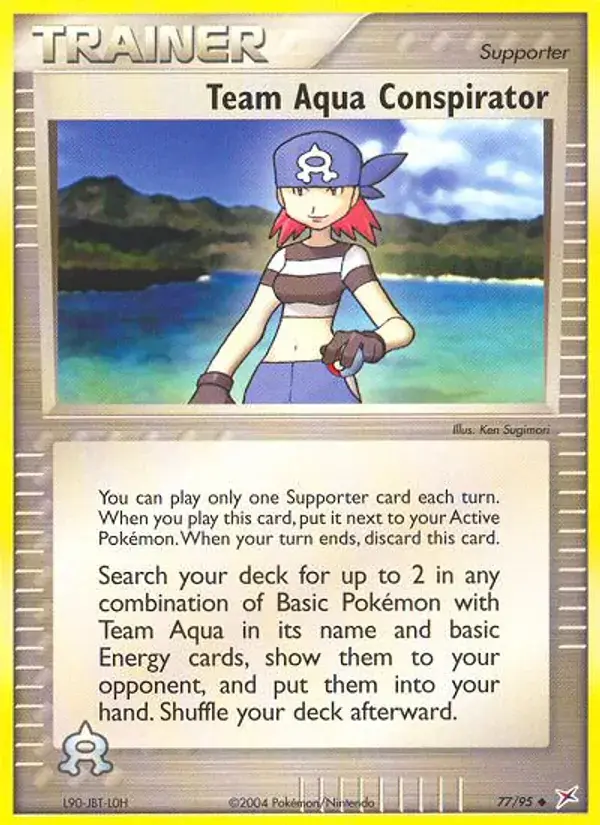 Team Aqua Conspirator - 77/97 - Team Magma vs Team Aqua