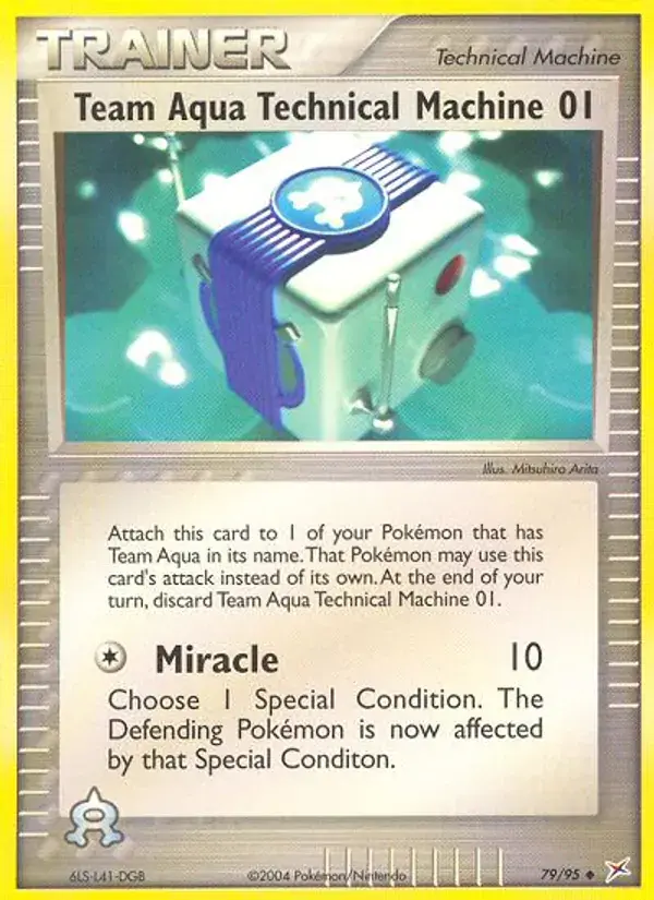 Team Aqua Technical Machine 01 - 79/97 - Team Magma vs Team Aqua