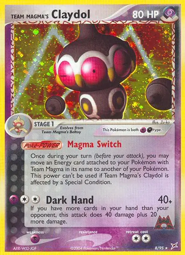 Team Magma's Claydol - 8/97 - Team Magma vs Team Aqua