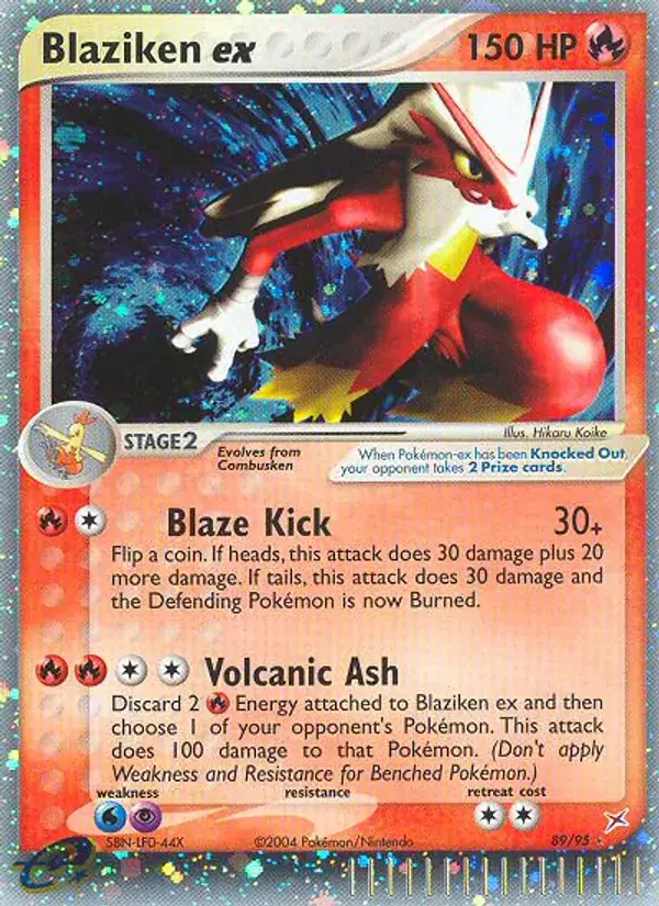 Blaziken ex - 89/97 - Team Magma vs Team Aqua