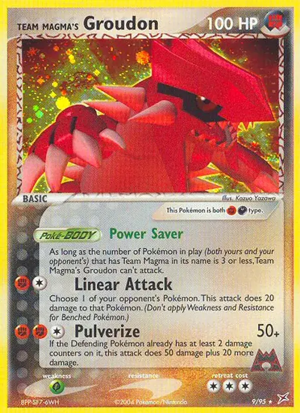 Team Magma's Groudon - 9/97 - Team Magma vs Team Aqua