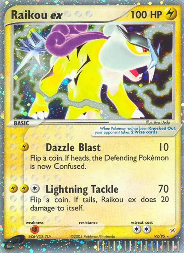 Raikou ex - 92/97 - Team Magma vs Team Aqua