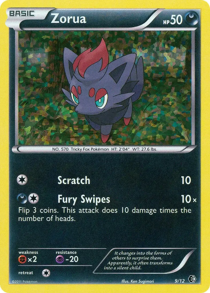 Zorua - 9/12 - Collection McDonald's 2011