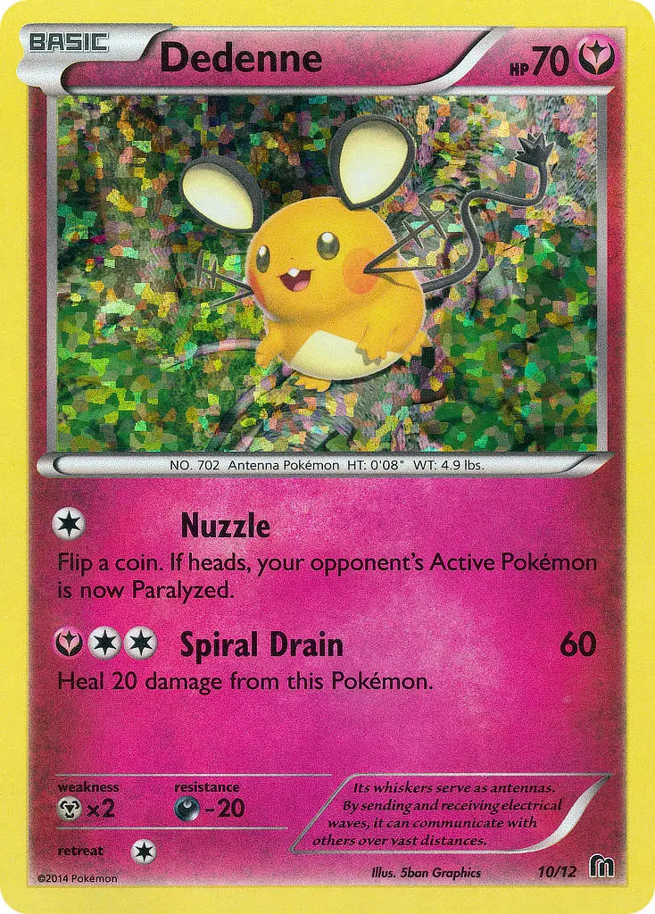 Dedenne - 10/12 - Collection McDonald's 2016