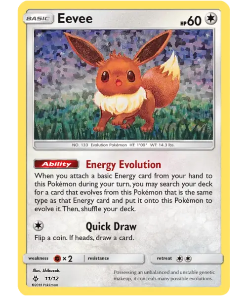 Eevee - 11/12 - McDonald's Collection 2018