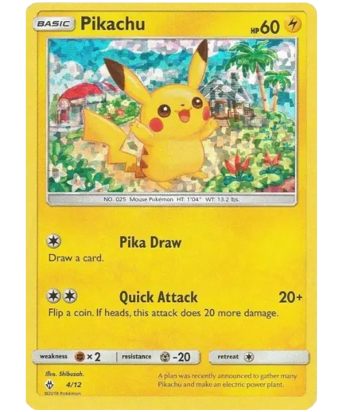 Pikachu - 4/12 - McDonald's Collection 2018