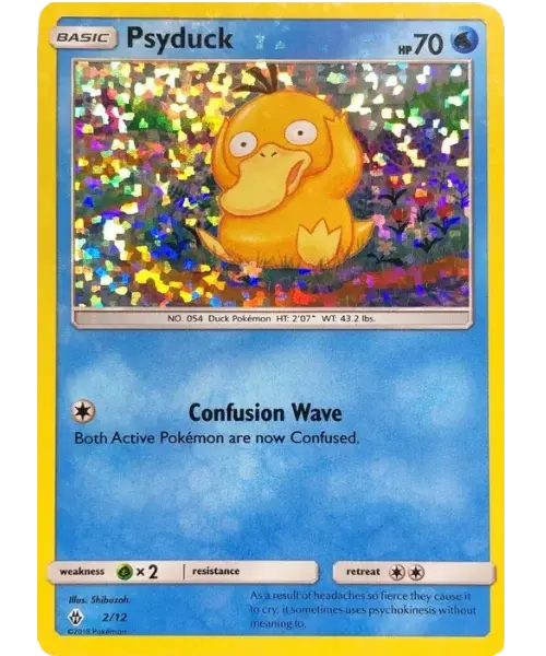 Psyduck - 2/12 - McDonald's Collection 2018