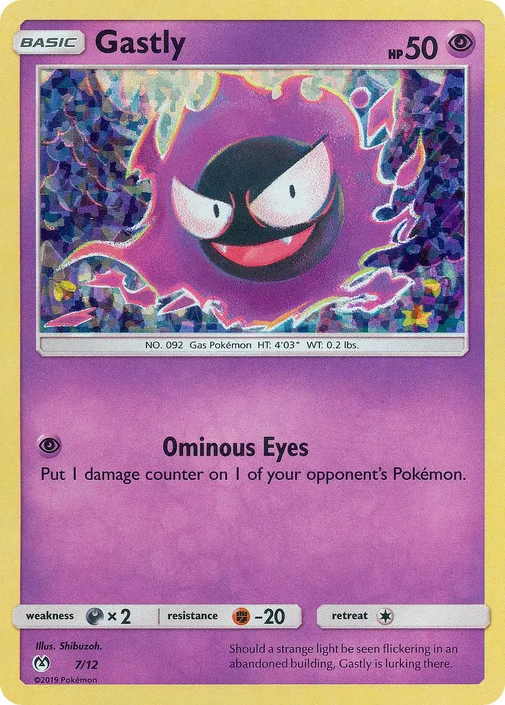 Gastly - 7/12 - McDonald's Collection 2019