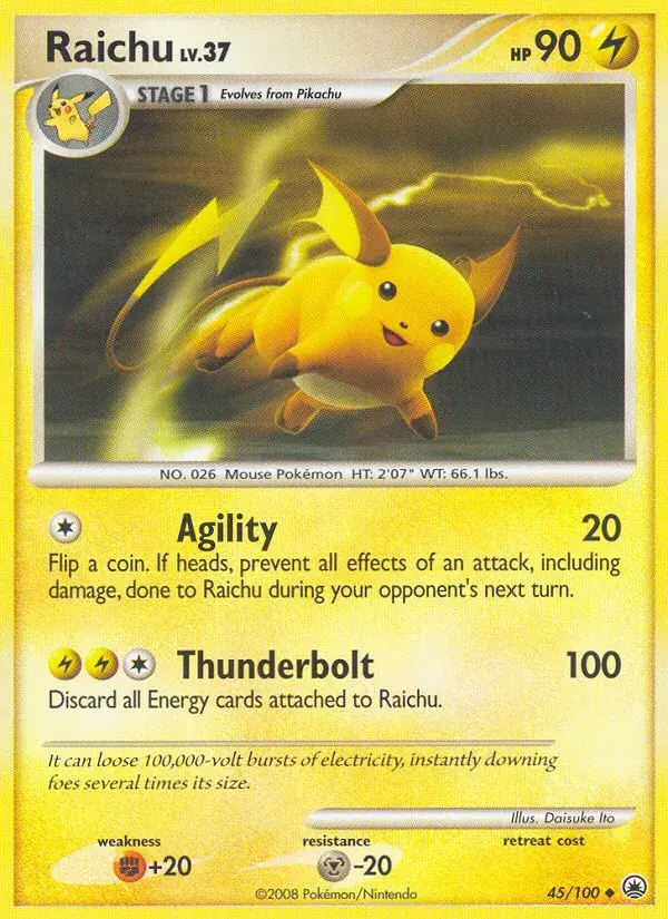 Raichu - 45/100 - Aube Majestueuse