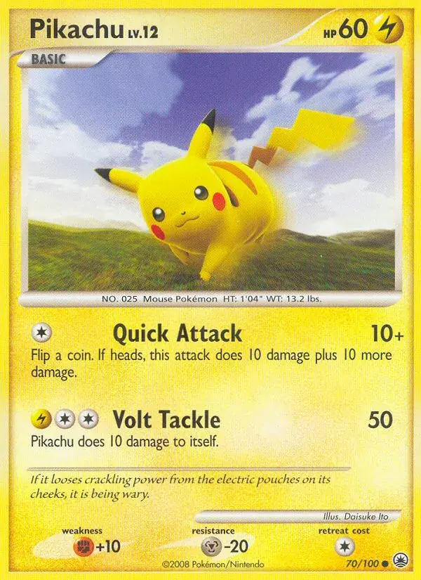 Pikachu - 70/100 - Aube Majestueuse