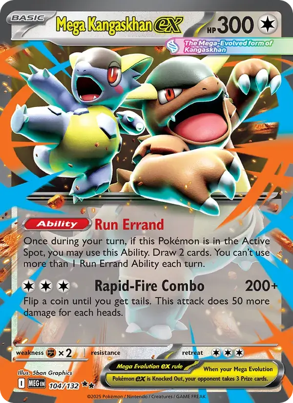 Mega Kangaskhan ex - 104/188 - Mega Evolution