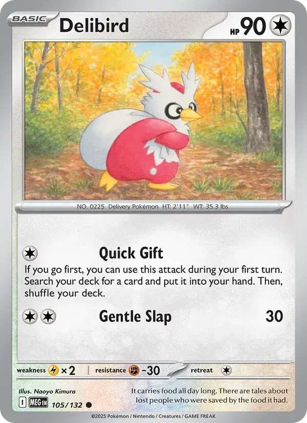 Delibird - 105/188 - Mega Evolution