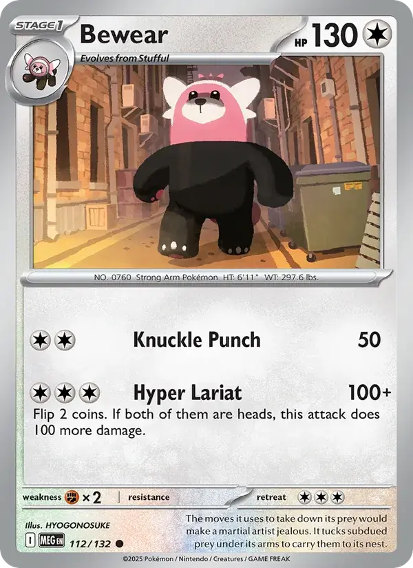 Bewear - 112/188 - Mega Evolution