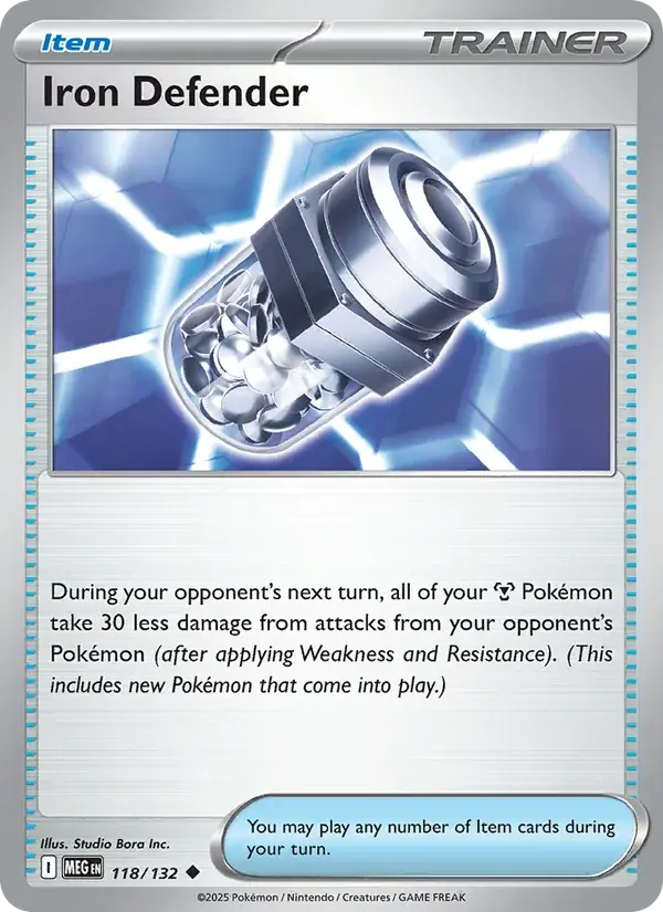Iron Defender - 118/188 - Mega Evolution