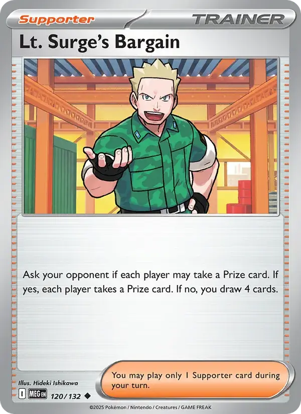 Lt. Surge's Bargain - 120/188 - Mega Evolution