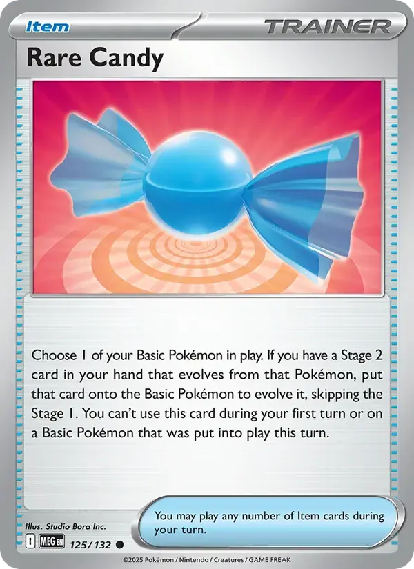 Rare Candy - 125/188 - Mega Evolution