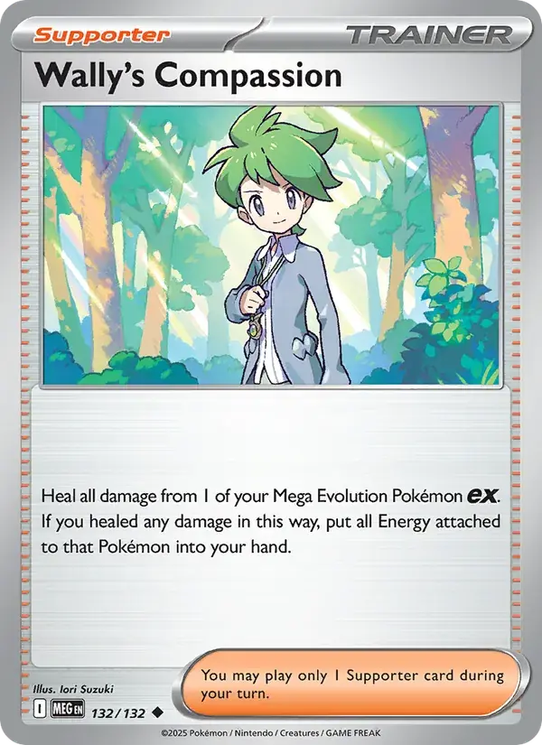 Wally's Compassion - 132/188 - Mega Evolution