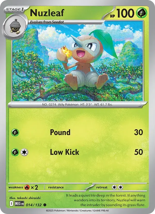 Nuzleaf - 014/188 - Mega Evolution