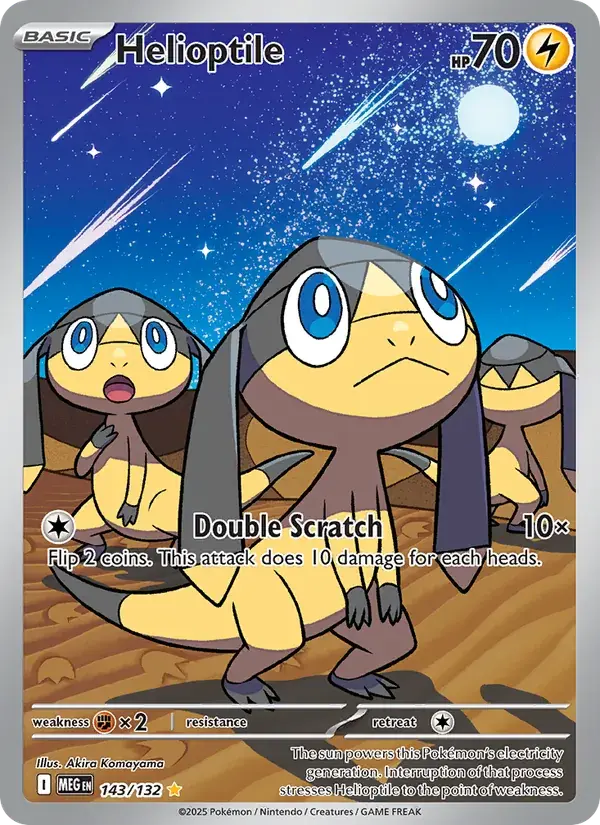 Helioptile - 143/188 - Mega Evolution