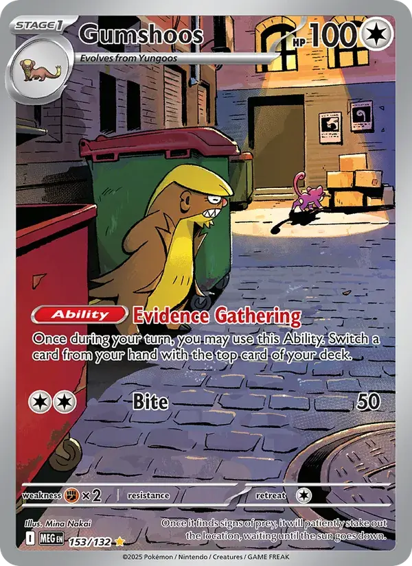 Gumshoos - 153/188 - Mega Evolution