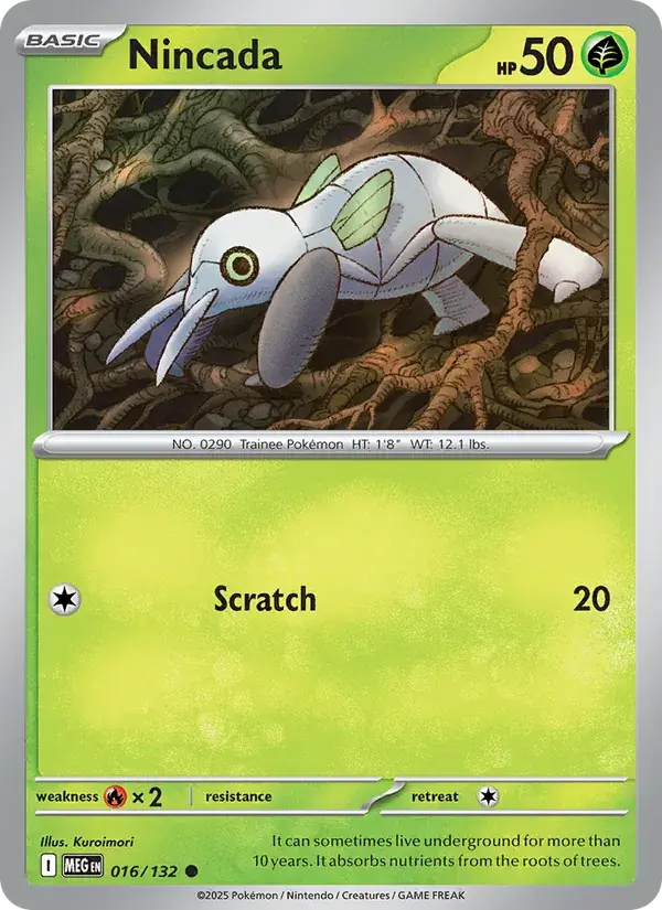 Nincada - 016/188 - Mega Evolution