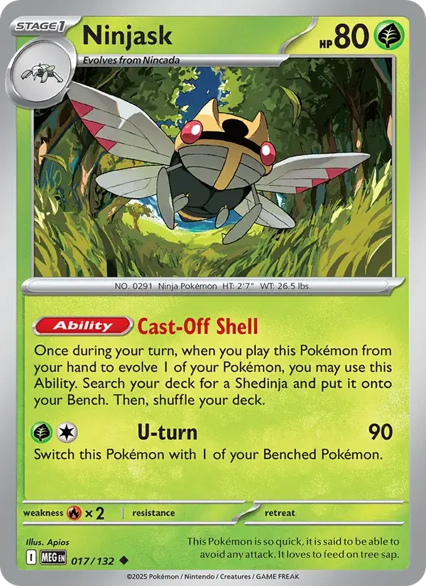 Ninjask - 017/188 - Mega Evolution