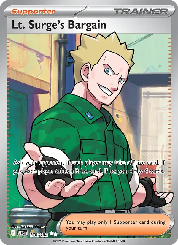 Lt. Surge's Bargain - 170/188 - Mega Evolution