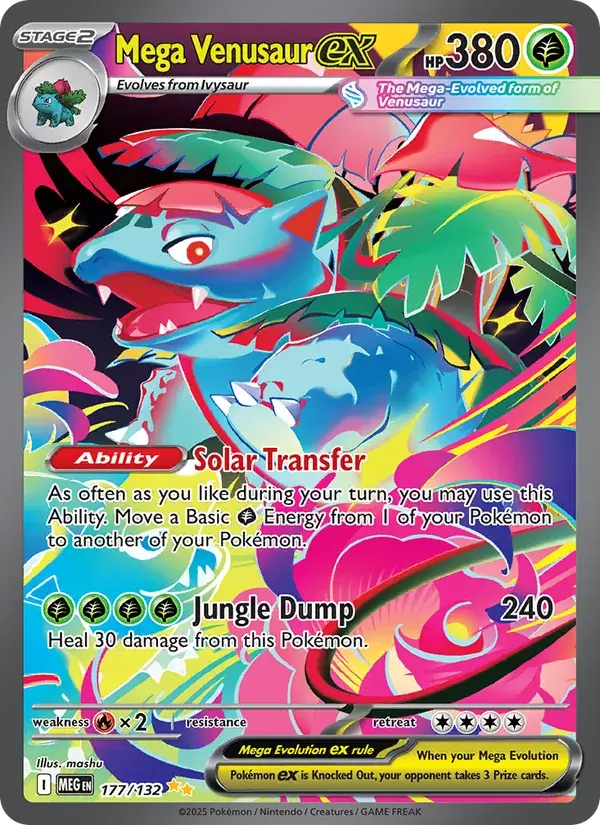 Mega Venusaur ex - 177/188 - Mega Evolution
