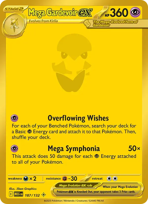 Mega Gardevoir ex - 187/188 - Mega Evolution